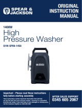 Spear & Jackson S&J S1470PW 1400W PRESSURE WASHER Owner's manual