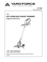 Yard Force LT G30 Owner's manual