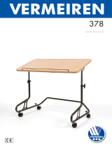 Vermeiren 378 - Rolling table User manual