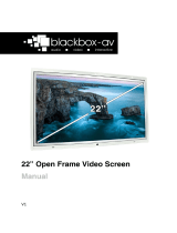 Blackbox-avHD 22″ Open Frame Video Screen & Media Player