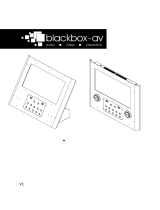 Blackbox-av 22" AV Point - Modern Owner's manual