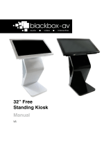 Blackbox-avModern 32″ Free-Standing Kiosk