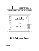 AFi CX-6p-PoE User manual