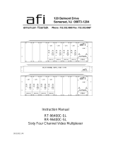 AFi RT-96400C-SL Owner's manual