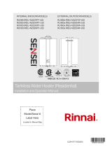 Rinnai Sensei RU180e Installation guide