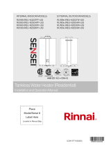 Rinnai Sensei RU199i Installation guide