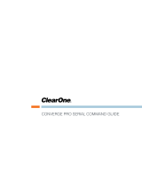 ClearOne CONVERGE Pro Serial Quick start guide