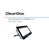 ClearOne Touch Panel Controller for CP2 Quick start guide