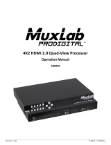 MuxLab4x2 HDMI 2.0 Quad-View Processor