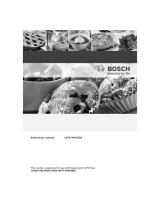 Bosch HGD74W455A/01 User manual