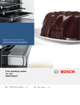 Bosch GAS RANGE COOKER User manual