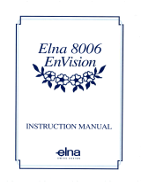 ELNA 8006 Owner's manual
