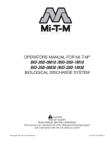 Mi-T-M BIO-20D Biological Discharge System Owner's manual