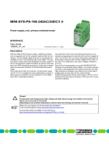 Perle MINI-SYS-PS-100-240AC/24DC/1.5 User guide