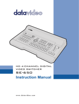 DataVideo SE-650 User manual