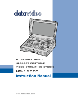 DataVideo HS-1600T User manual