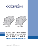DataVideo VP-634 User manual