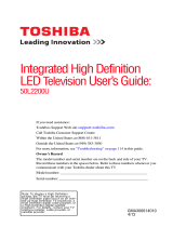 Toshiba 50L2200U User manual