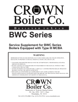 Crown Boiler BIMINI BWC150 User manual