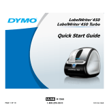 Dymo LabelWriter 450 Turbo Quick start guide