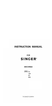 SINGER 20U83 User manual