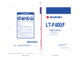 Suzuki LT-F400F Owner's manual