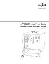 Alpha APP Service Power Supply Owner's manual