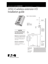 Eaton 105U-1,2,3,4 Installation guide