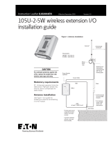 Eaton 105U-1,2,3,4 Installation guide