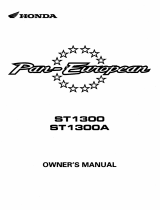 Honda ST 1300 Owner's manual