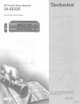 Technics SA-EX320 Owner's manual