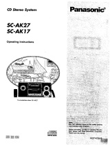 Panasonic sc ak 17 User manual