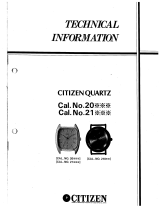 Citizen Cal 2110 Owner's manual