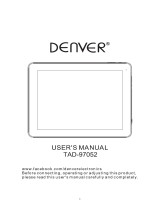 Denver TAD-97052 Owner's manual