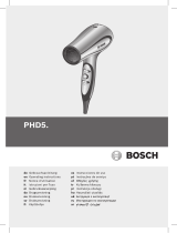 Bosch PHD5781 User manual