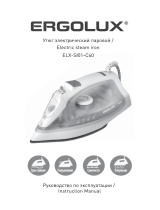 Ergolux ERGOLUX ELX-SI01-C40 аквамарин (паровой электр. ут User manual