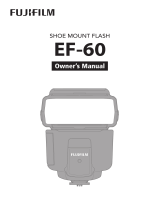 Fujifilm EF-60 Owner's manual