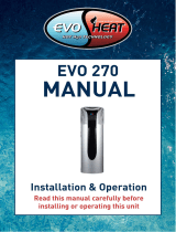 evoheat 270 Owner's manual