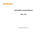 BIXOLON SPP-R300 Command Manual