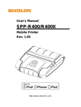 BIXOLON SPP-R400 User manual