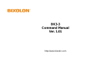 BIXOLON BK3-31 Command Manual