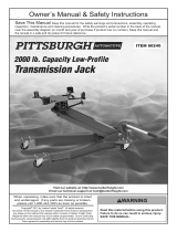 Pittsburgh Automotive Item 60240 Owner's manual