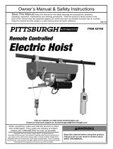 Pittsburgh Automotive Item 62768 Owner's manual