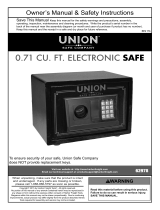 Union Safe Company Item 62978 Owner's manual