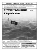 Pittsburgh 63711 Owner's manual
