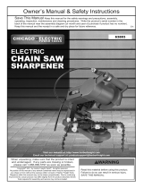 Chicago Electric 63803 Electric Chainsaw Sharpener Owner's manual