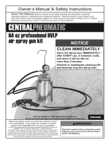 Central Pneumatic Item 62895 Owner's manual