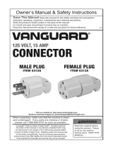 Vanguard Item 63125 Owner's manual