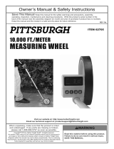 Pittsburgh 62705 Owner's manual