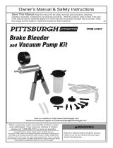 Pittsburgh Automotive Item 63391 Owner's manual